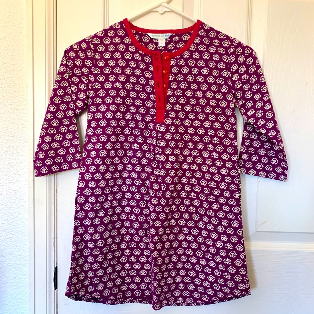 Garnet Hill Kids Batik Print Tunic